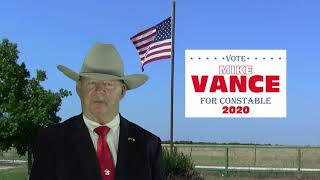 19069 12 Mike Vance for Constable Collin County 2020