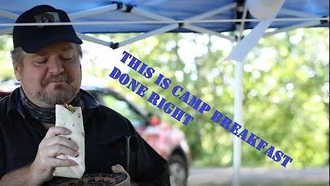 Camp Cooking: Mr. Fish's Breakfast Burritos