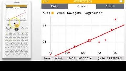 NumWorks Quick Tip 20 Linear Regression Equations