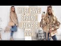 SPRING MUST HAVE JACKETS 2021! / Spring Fashion Trends & Outfit Inspo!