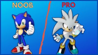 NOOB vs PRO - Sonic Dash - Endless Running & Racing Game screenshot 4