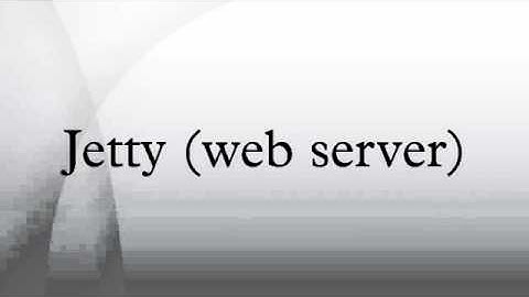 Jetty (web server)
