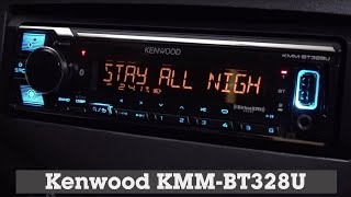 Kenwood KMM-BT328U Display and Controls Demo | Crutchfield Video