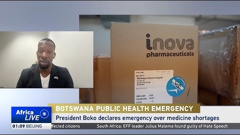 Botswana declares health emergency amid medicine shortages