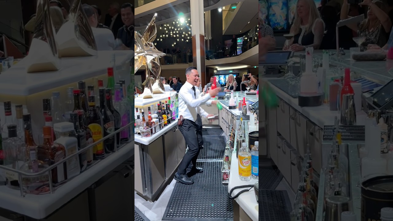 Flair Bartending - Martini Bar, Celebrity Ascent, Celebrity Cruises