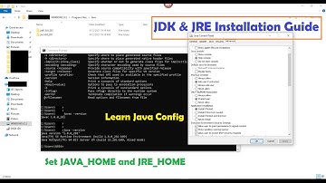 How to Install Java JDK JRE on Windows 10 (64) || English