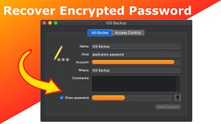 Recover Encrypted Password of iPhone Backup on a Mac! [EASY]