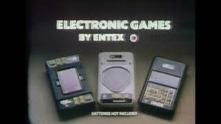 Entex Electronic Baseball, Poker, and Space Battle TV Commercial - 1979