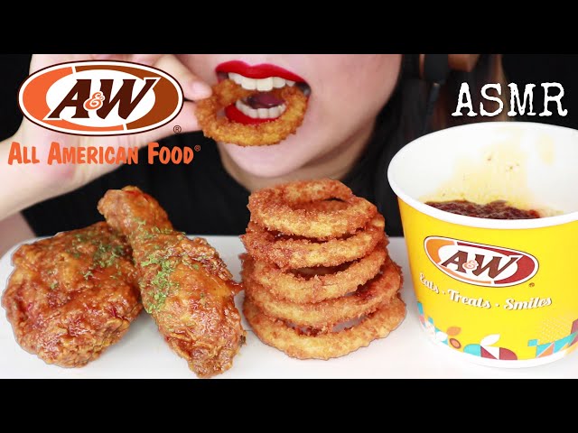 ASMR A&W ONION RINGS, LILY CHILI FRIED CHICKEN, GARLIC RICE MUKBANG MALAYSIA | FOODIELICIOUS ASMR