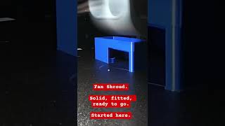 3D Printing a Fan Shroud for a Radeon Pro V340 #radeonpro #radeon #creality #3dprinting