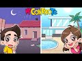 SOF E LU GIOCANO CON LA CASA CON PISCINA DA RICCO vs POVERO SU ROBLOX!! | Me contro Te