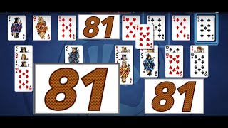 Star Club | FreeCell | Hard I -- Solve the deck in no more than 110 moves (5♦) -- 81 moves!