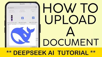 How to Upload Document on DeepSeek AI App 2025