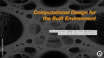 Computational Design for the Built Environment