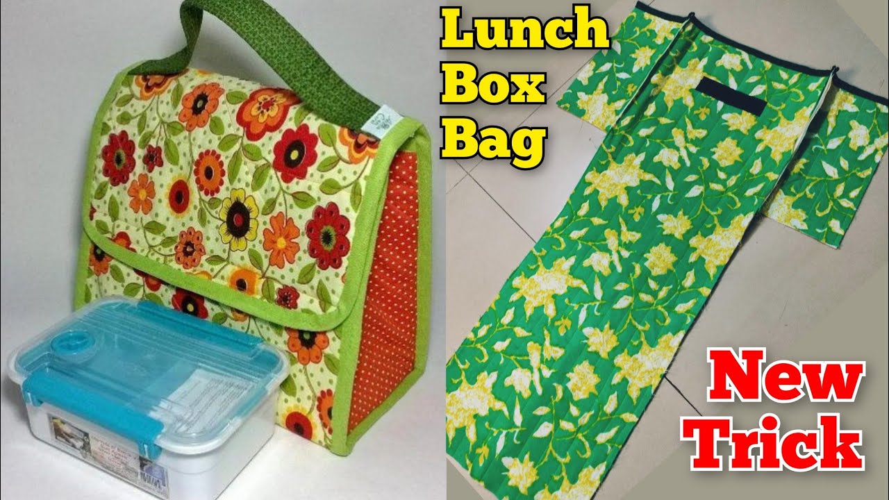 New Trick Lunch box bag making at home Bag cutting and stitching