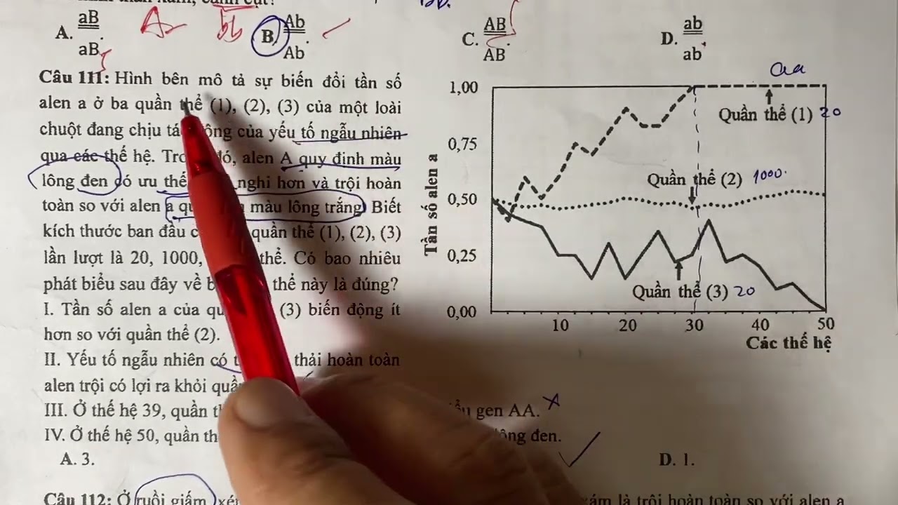 GIẢI CHI TIẾT ĐỀ SINH THPT QUỐC GIA 2023