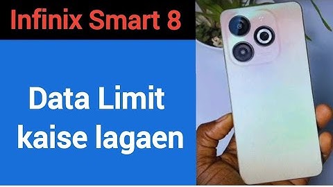 How to set data usege, Infinix Smart 8 data limit Kaise lagaen