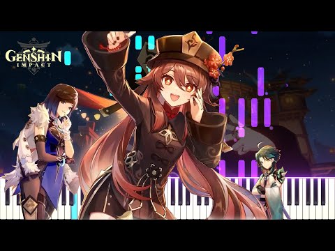 Genshin Impact Lantern Rite + Yaoyao Theme - The Exquisite Night Chimes | [Piano Cover] (Synthesia)