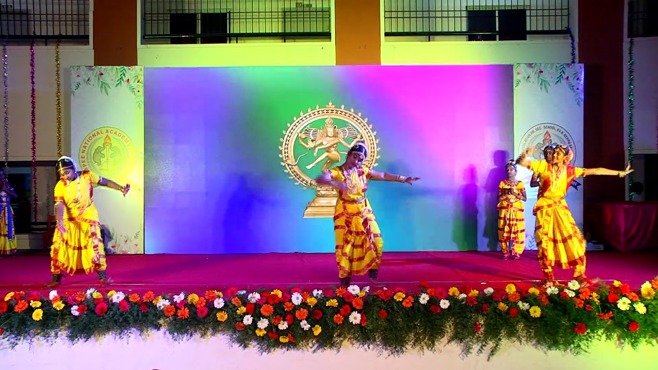 Welcome Dance Performance | Classical Dance | Annual Day | National ...