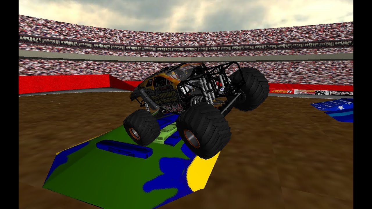 Rigs of Rods Monster Jam San Diego RORMD | 6 Breakable Truck Freestyle ...