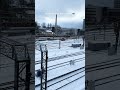 Railway Clean #Snow #finland #cleaning #machine #train #railway