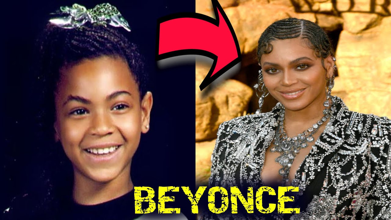 Beyonce transformation from 1 to 40 years old - YouTube