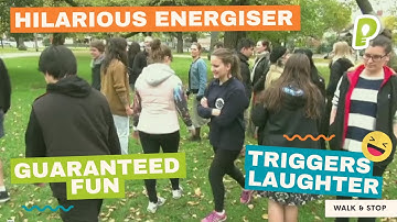 Leuk teambuildingspel - Loop & Stop ENERGISER om luister- en reflexvaardigheden te stimuleren | p...