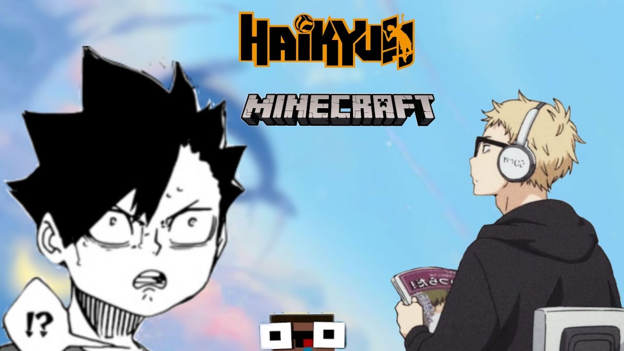 Haikyuu x Ssundee and Crainer | Two achievement challenge SkyFactory | Haikyuu text story