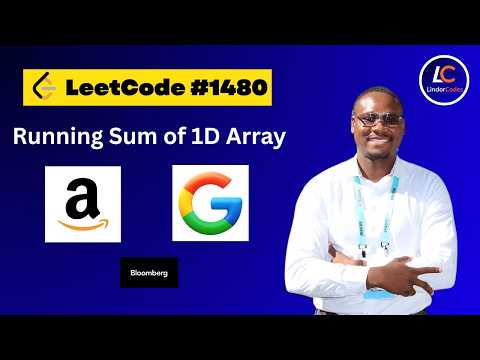 Running Sum of 1D Array — Two Approaches (LeetCode 1480)