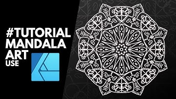 How I Create Mandala art with LIVE MIRROR | Affinity Designer Tutorial | Realtime