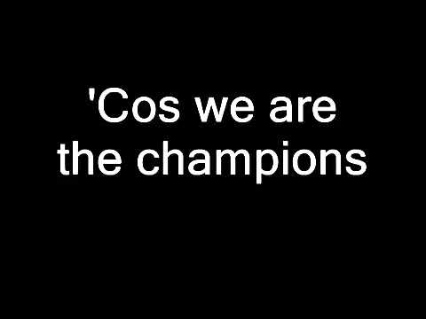 Queen - We Are The Champions (Lyrics) 