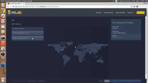 Creating mongoDB on cloud with mlab