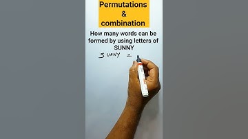 Permutations and combinations #mathematics #mathtricks #maths #shorts #viral #ssc