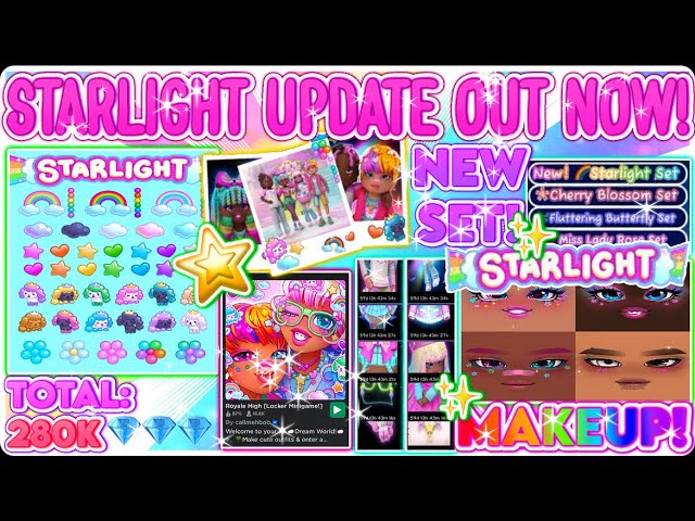 🌸⭐NEW STARLIGHT SET Out NOW!! TRYING It ON + TOTAL COST!!! ⭐🌸#oyalehigh 