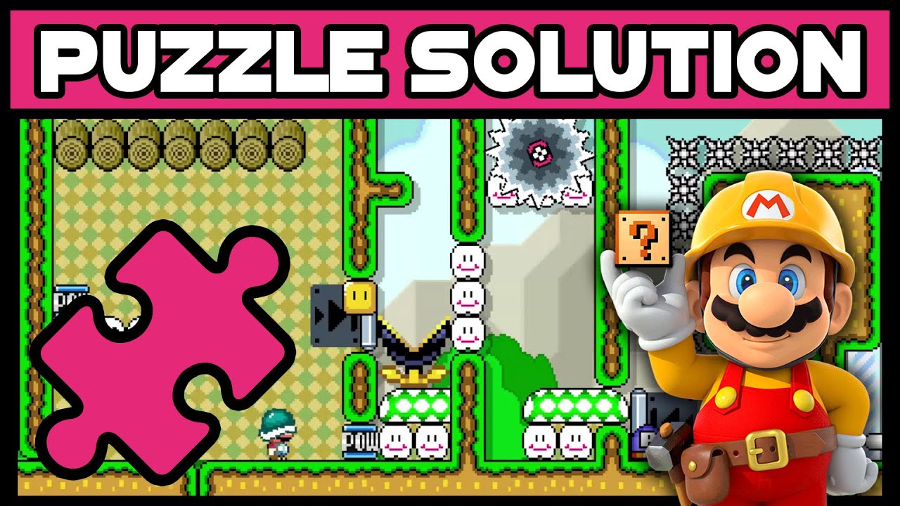 Super Mario Maker - One Screen Puzzle Walkthrough [#2] - Muncha-Bunch ...