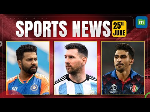Sports News: Rohit's 92 Leads India Past Australia, Football Fans Honor Messi, Afghan Stars Shine Episode cover