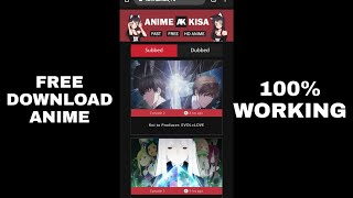 Free Download Subbed/Dubbed Anime [100% WORKING] screenshot 2