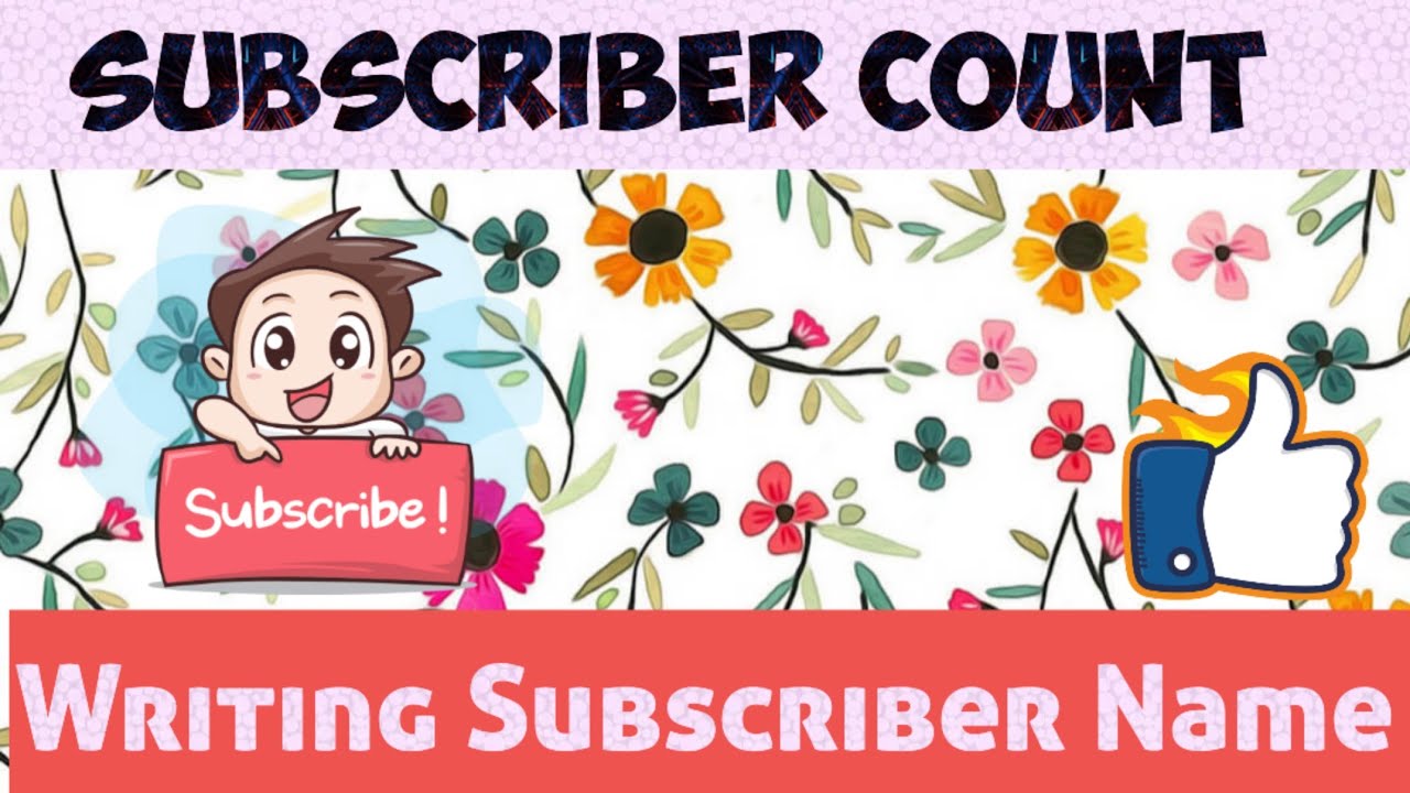writing Subscriber name 🙏🙏🙏🙏🙏 - YouTube