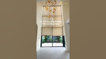 Hệ Rèm Cầu Vồng Tự Động Điều Khiển Từ Xa Sang Trọng Đẹp Mắt #nhadep #shortvideo #shorts #remtudong
