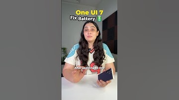 Fix Battery 🔋 drain issue after ONE UI 7 update #techshorts #oneui7