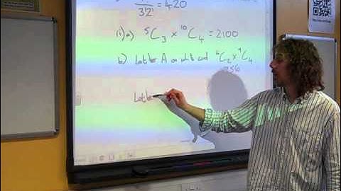 S1 OCR Permutations and Combinations January 2011 q6
