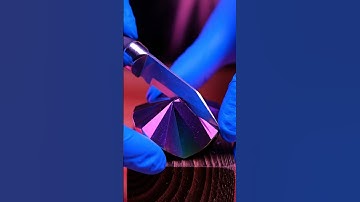 Cutting a paradox petal with surreal precision #ai #asmr #abstract