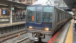 おおさか東線 207系 直通快速 おおさか東線経由奈良ゆき到着→発車@放出