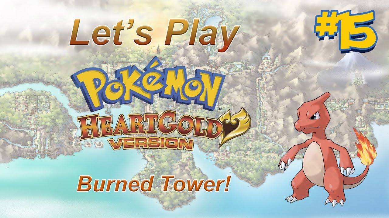 Let's Play Pokemon Heartgold, Episode 15 Burned Tower! YouTube