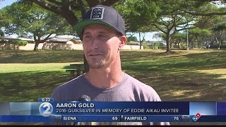The Eddie anticipation builds for Hawaii surfer Aaron Gold