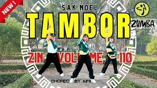 #zumba TAMBOR Sak Noel - ZIN Volume 110 Afro House, Warm Up  | ZIN Kimi #zumbafitness #danceworkout Resimi