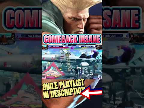 GUILE COMEBACK INSANE HIGUCHI SF6 KINGS OF THE WORLD #スト6 #sf6guile  #streetfighter