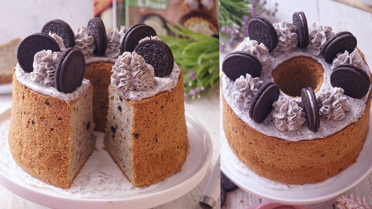 CARA MEMBUAT OREO CHIFFON CAKE SELEMBUT KAPAS TANPA BAHAN PENGEMBANG