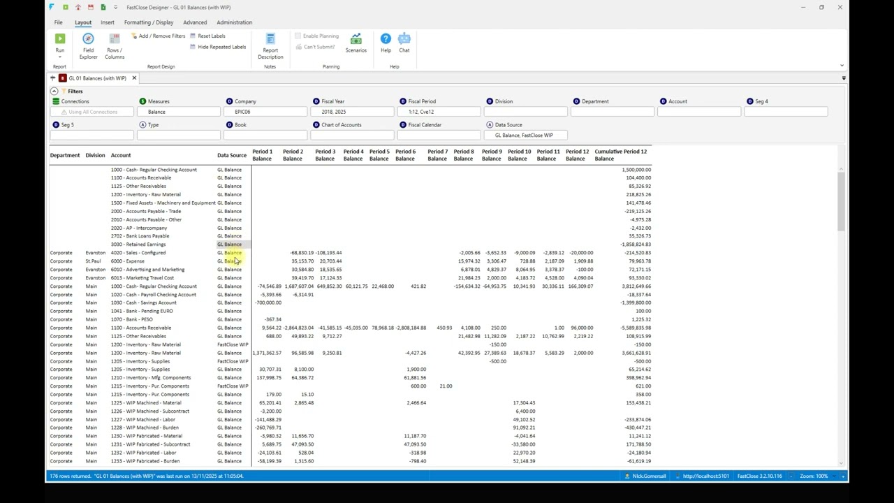 Unposted Capture COS WIP