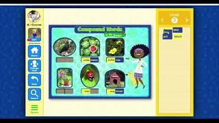 Famous ABC Mouse 047 -Level 9 Lesson 20 - Compound Words in the Garden Cut Out Profile